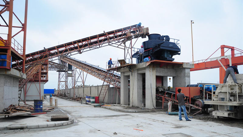 river pebble crushing and screening plant