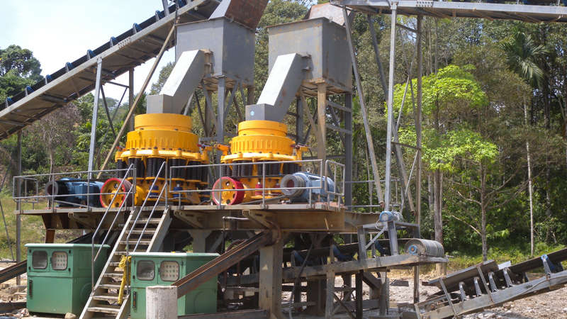 Planta trituradora de mineral de cobre