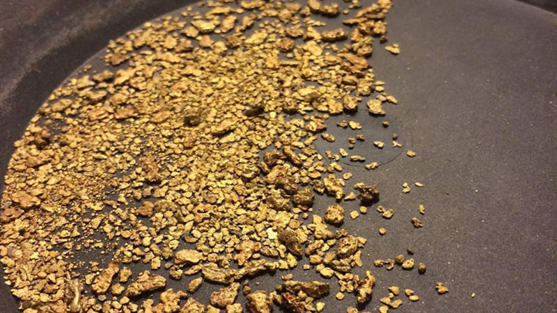 Proceso y equipo de minería de oro